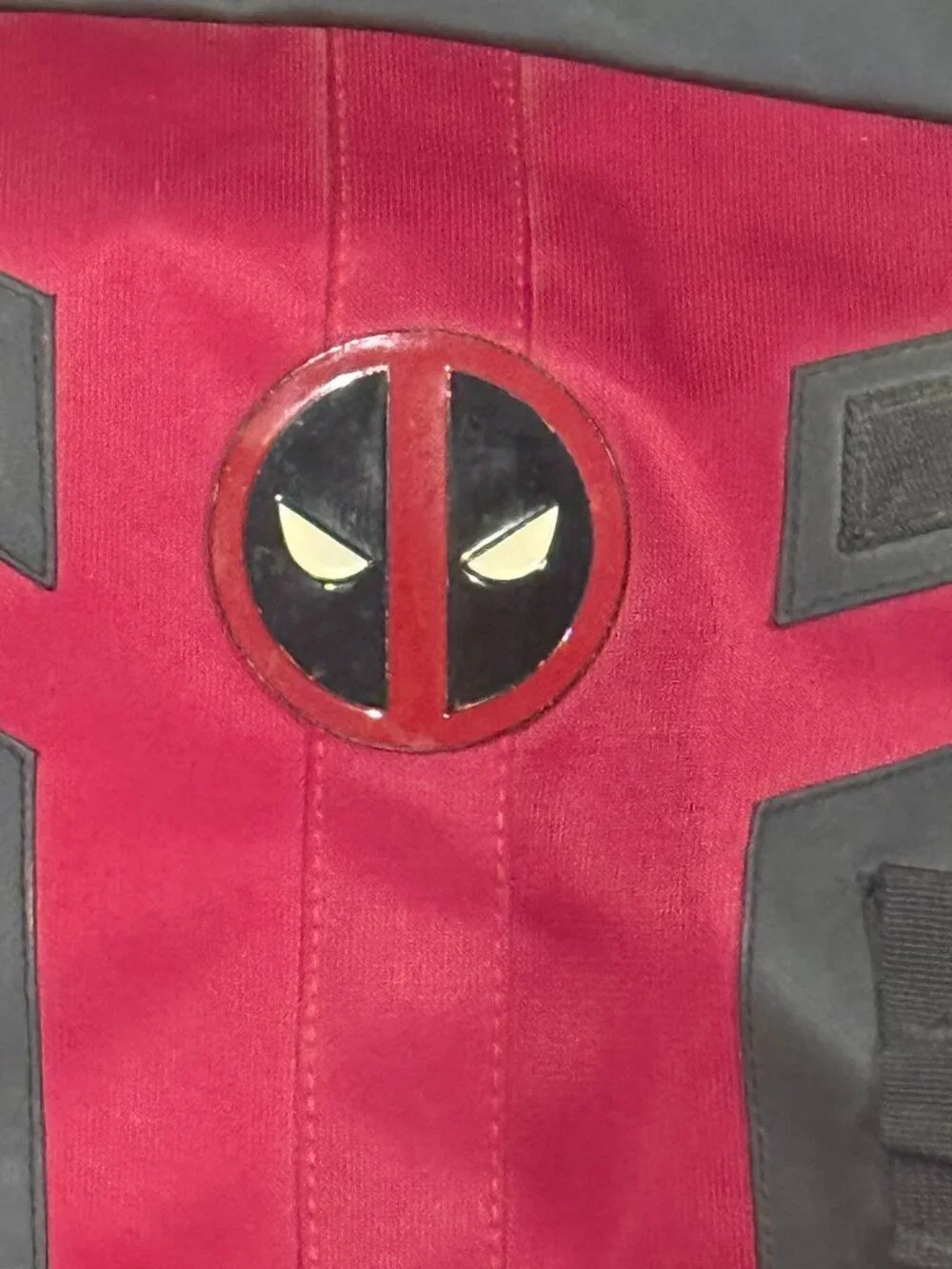Marvel Deadpool Bioworld Tactical Roll Top Backpack Red Black